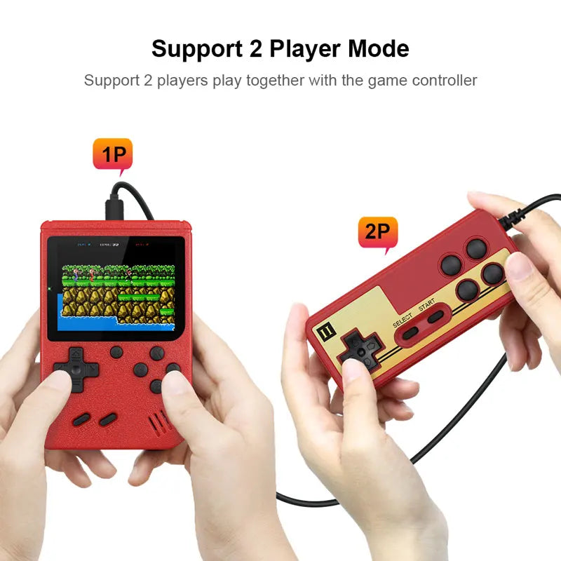 Retro Portable Mini Handheld Video Game Console 8-Bit 3.0 Inch LCD Color Kids Game Player Built-in 400 games For Kid Xmas Gift