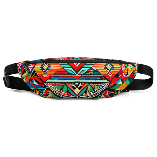 Fanny Pack "Rhythmopolis: Vibrant Fanny Packs with Native Inspiration" Ámelie Clarisse