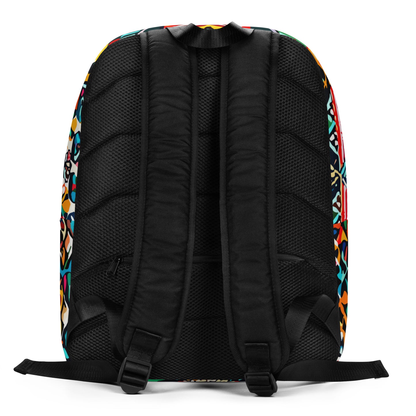 Minimalist Backpack "Amelie Clarisse's Vibrant Native-Inspired Design: Colorful Artistry in Every Carryall"