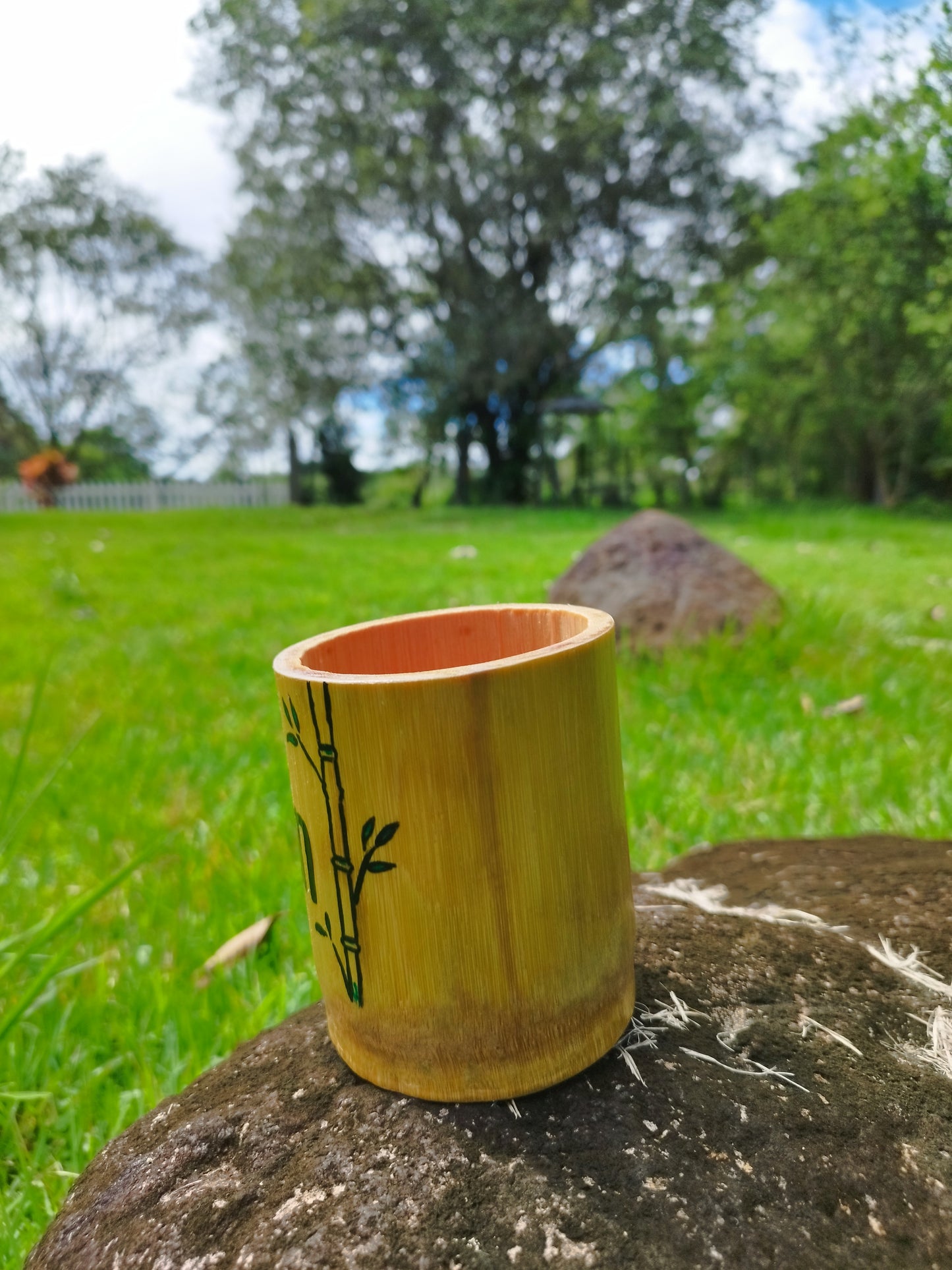 Taza de Bambú Ecológica Personalizada – Artesanía Única y Elegante