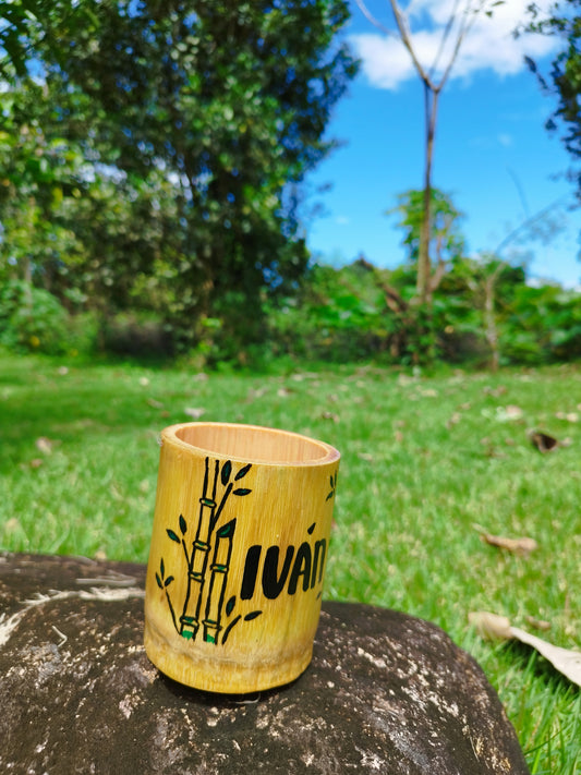 Taza de Bambú Ecológica Personalizada – Artesanía Única y Elegante