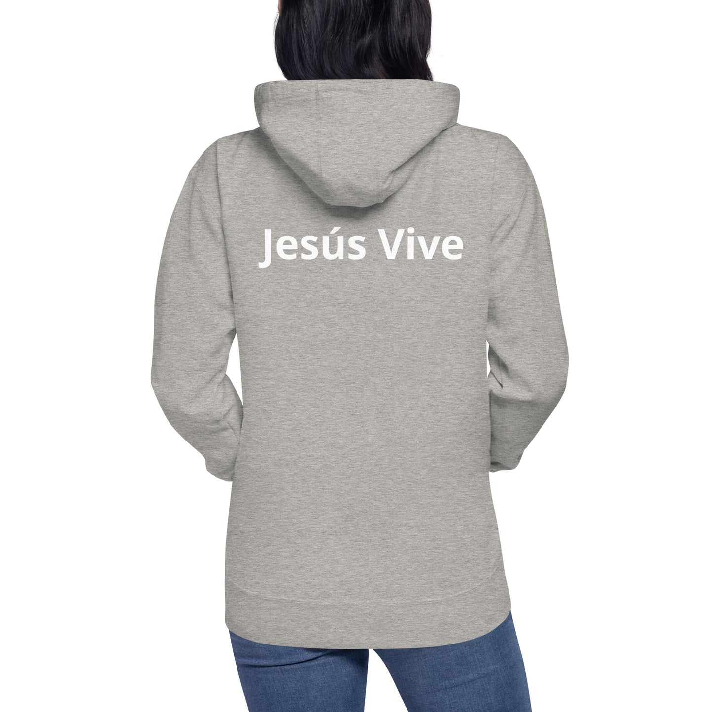 Sudadera con capucha unisex Unisex Hoodie Jesús Vive A&R Elegante y Moderno (Cristianos)