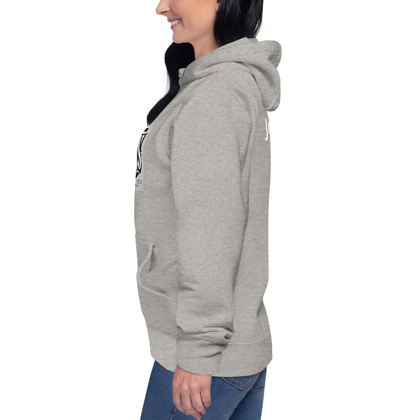 Sudadera con capucha unisex Unisex Hoodie Jesús Vive A&R Elegante y Moderno (Cristianos)