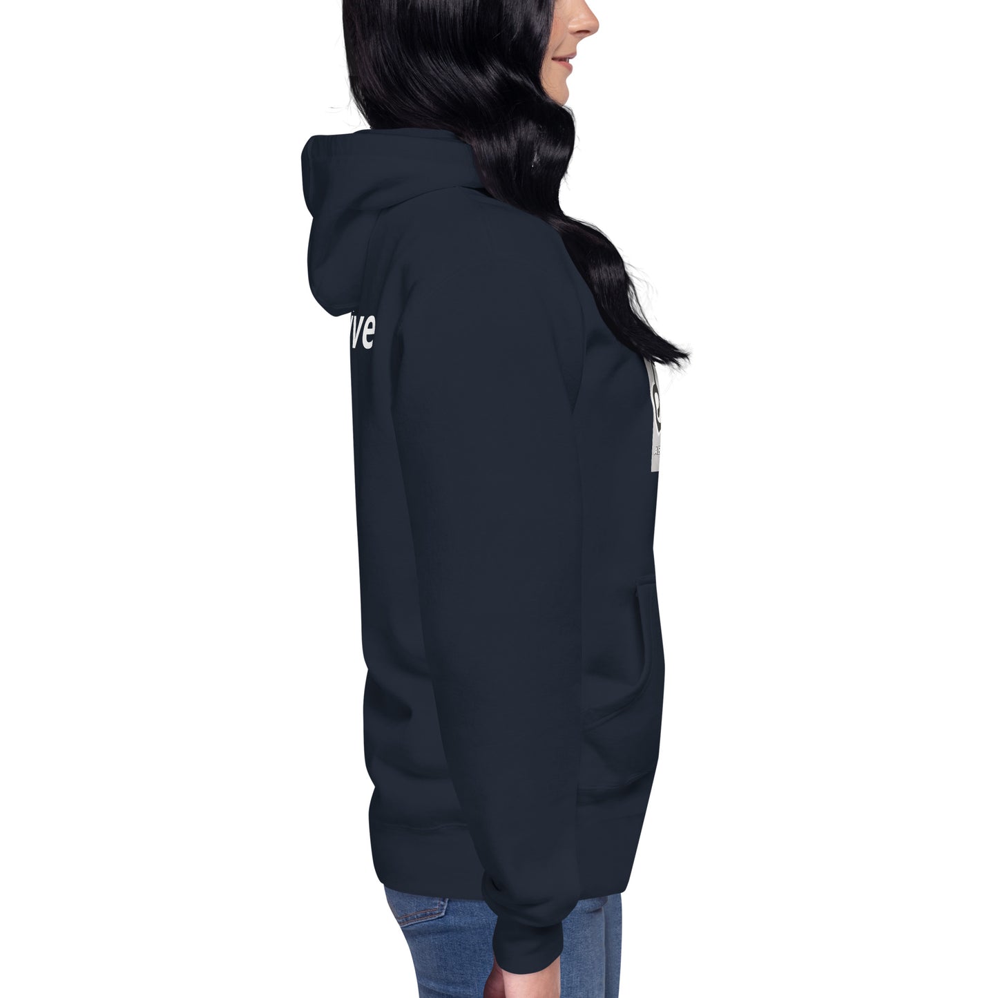 Sudadera con capucha unisex Unisex Hoodie Jesús Vive A&R Elegante y Moderno (Cristianos)