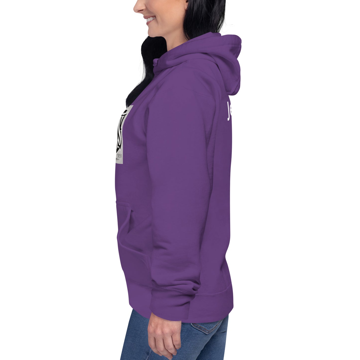 Sudadera con capucha unisex Unisex Hoodie Jesús Vive A&R Elegante y Moderno (Cristianos)