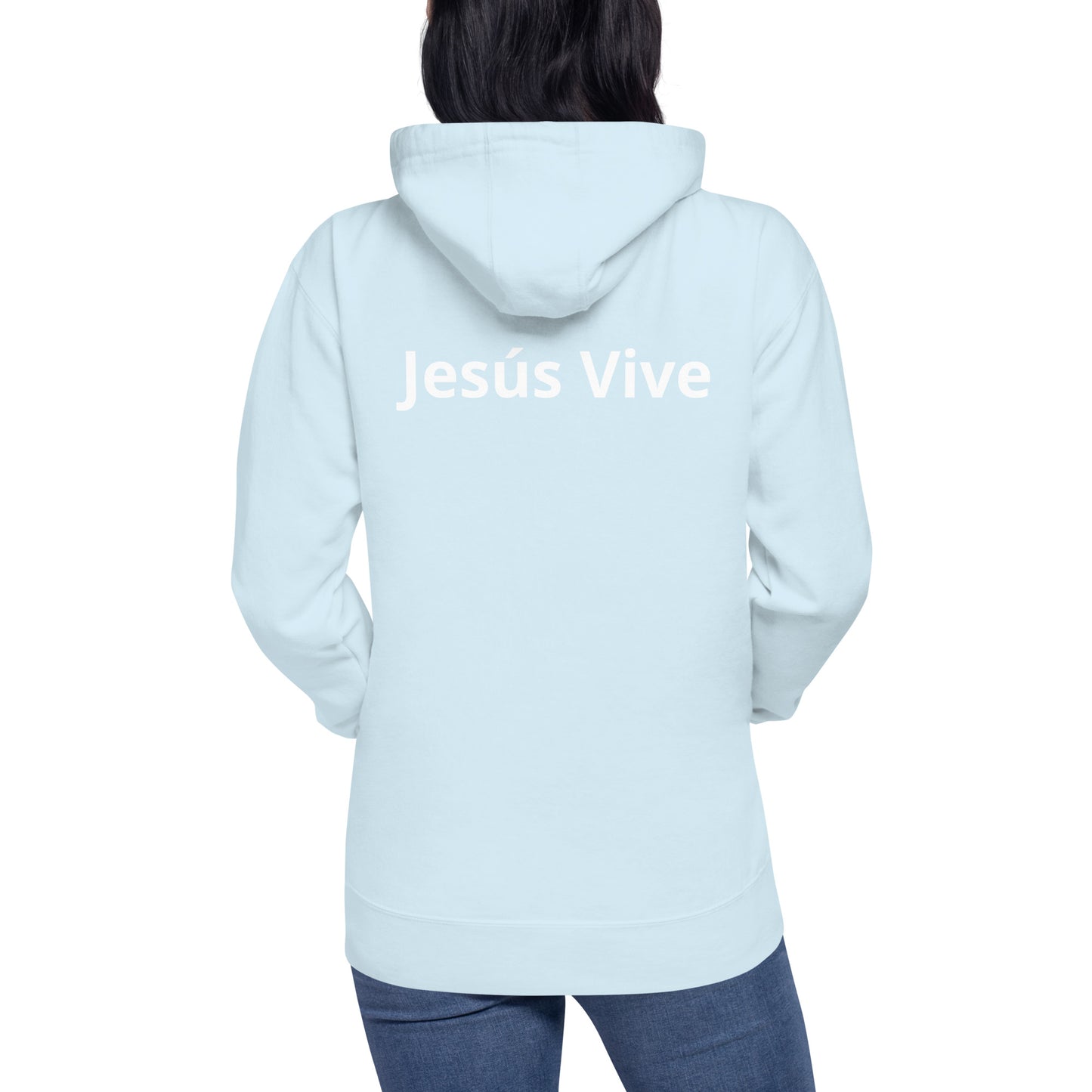 Sudadera con capucha unisex Unisex Hoodie Jesús Vive A&R Elegante y Moderno (Cristianos)