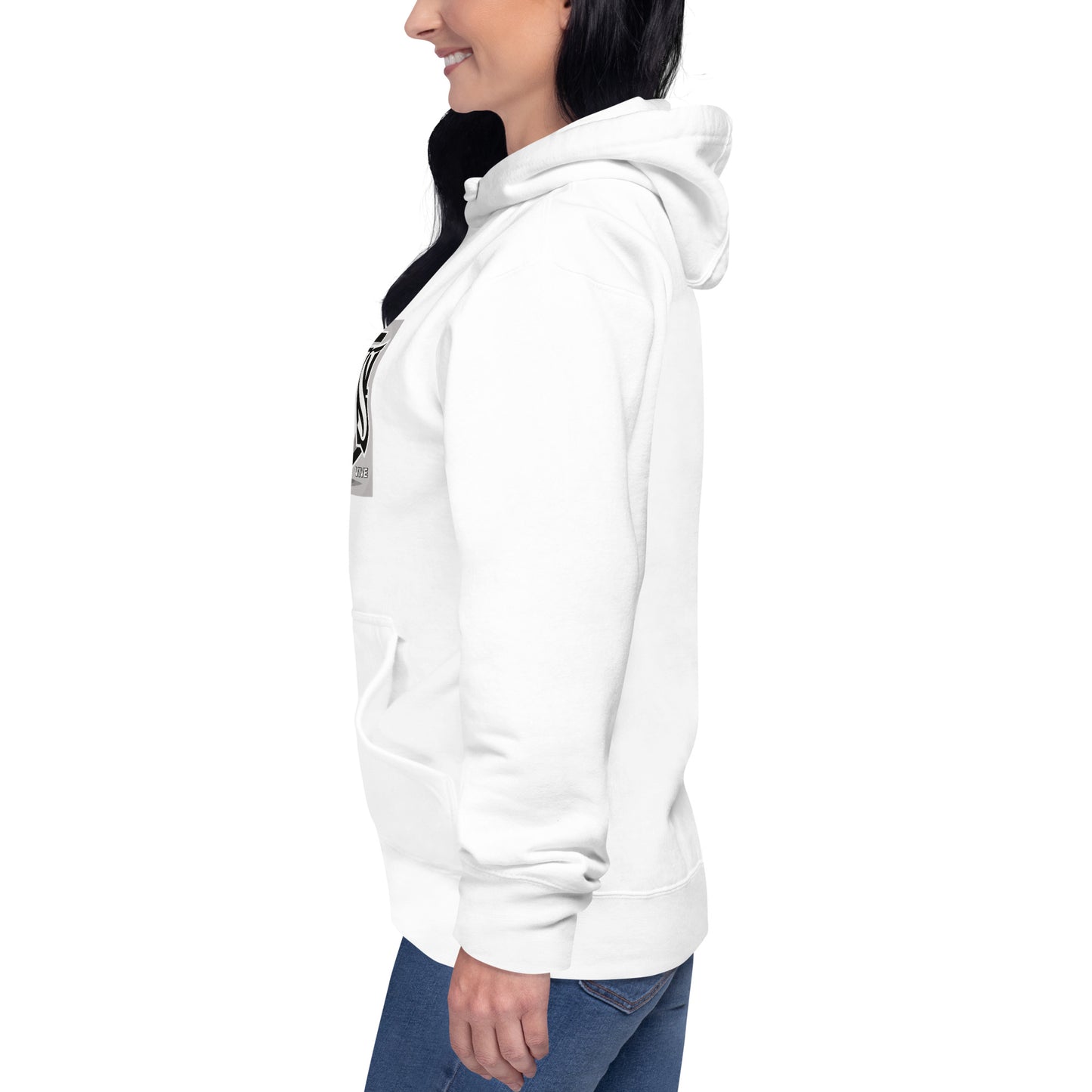 Sudadera con capucha unisex Unisex Hoodie Jesús Vive A&R Elegante y Moderno (Cristianos)