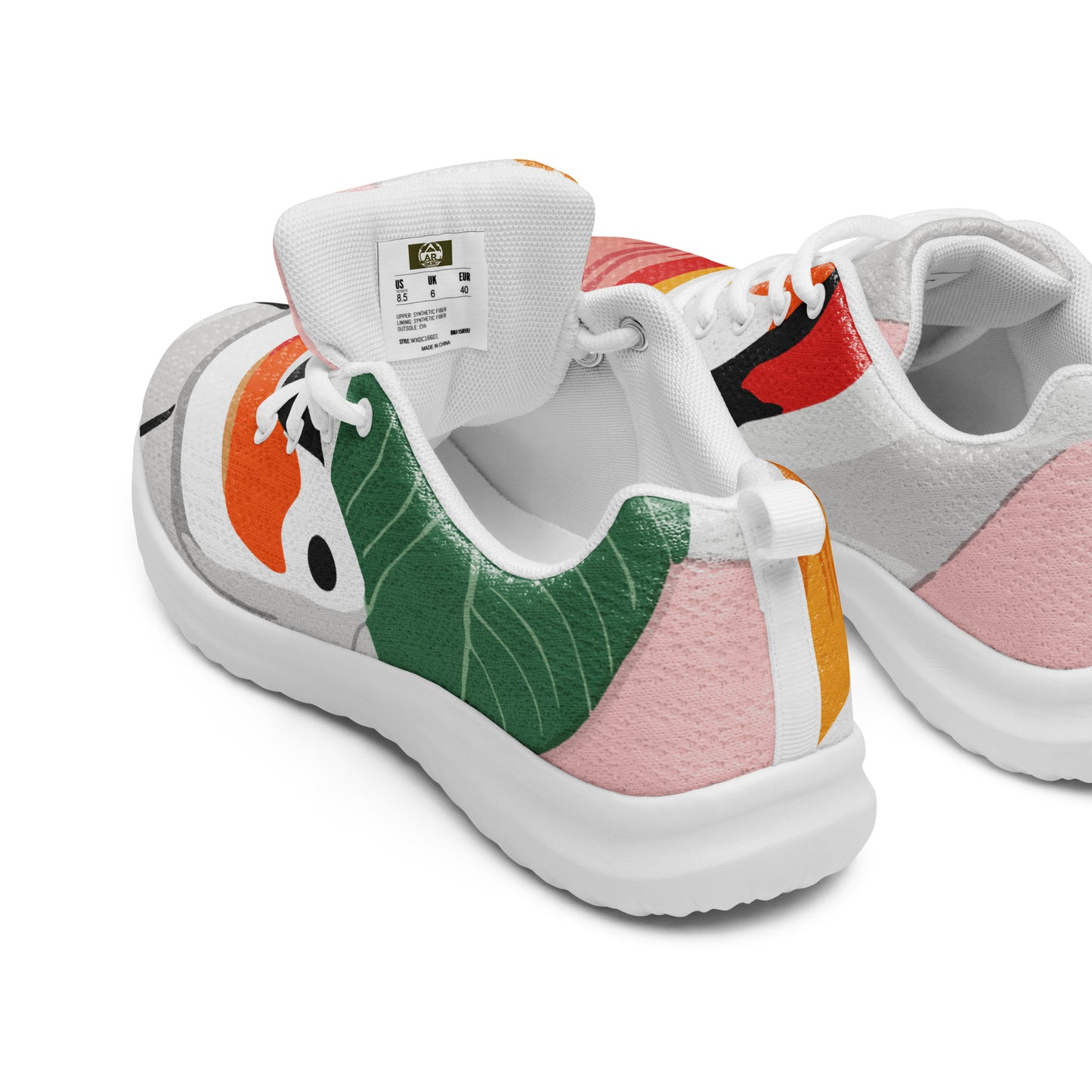 Women’s athletic shoes Sporty Bird-Inspired Sneakers: Exclusive Design by Ámelie C. Connecting You with Nature