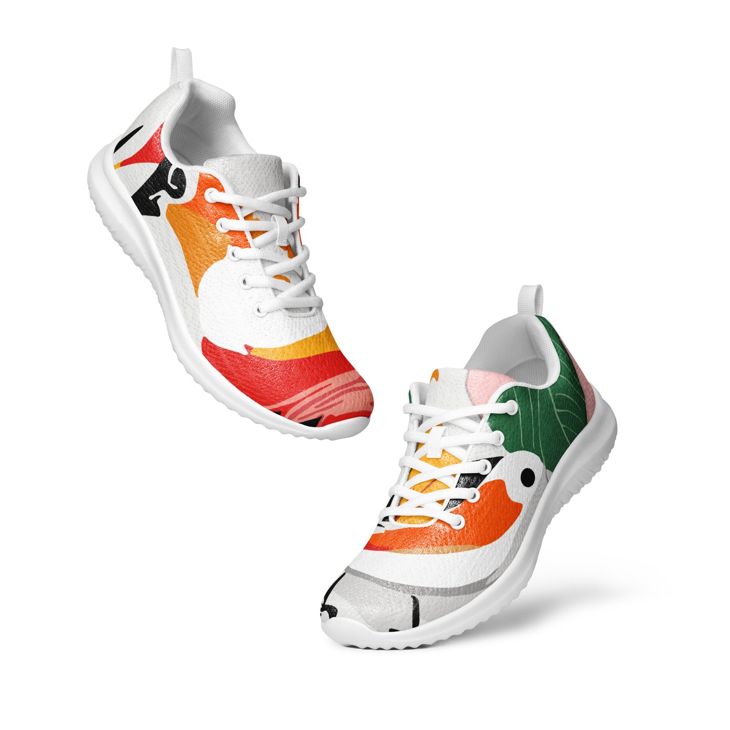 Women’s athletic shoes Sporty Bird-Inspired Sneakers: Exclusive Design by Ámelie C. Connecting You with Nature