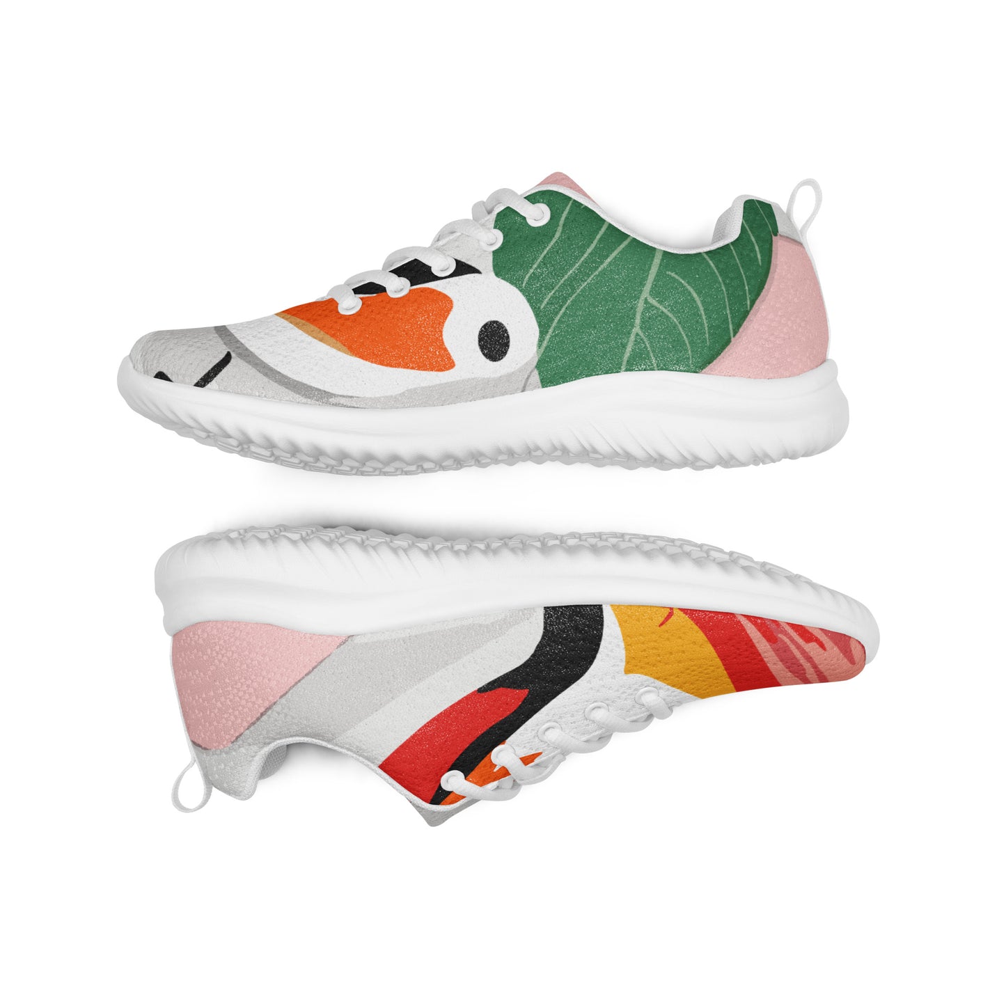 Women’s athletic shoes Sporty Bird-Inspired Sneakers: Exclusive Design by Ámelie C. Connecting You with Nature